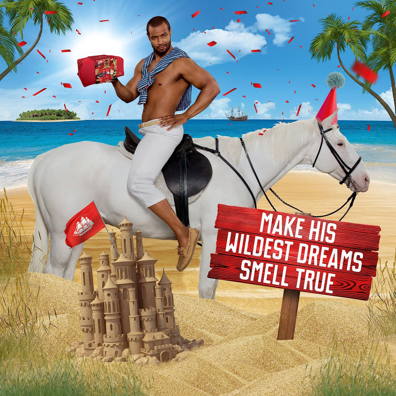 Old Spice Treasure Chest Gift Box, Father’s Day Gifts for Men, Deep Sea Deodorant Stick 50ml, Deodorant Spray 150ml, Shower Gel 250ml and Captain Aftershave 100ml